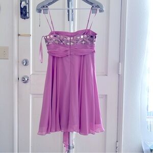 BCBGMaxAzria Pink Party Dress - Petite ( Size 0P)